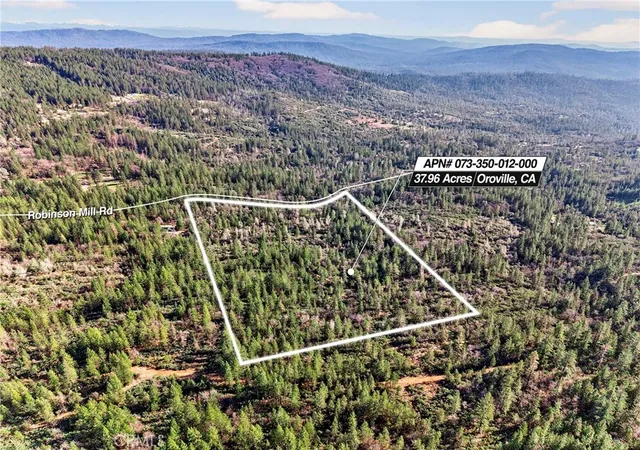Photo 2 of Land for sale at 0 Robinson Ml Rd, Oroville, CA 95966 | MLS# PW26012683 | Listing updated on 2026-09-10