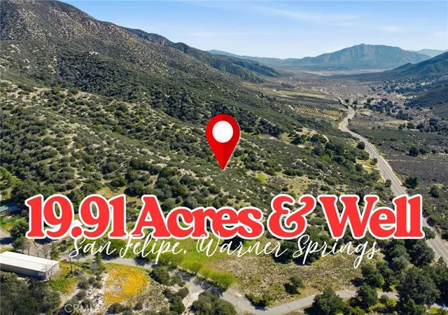 Photo 1 of Sale Pending at 28013 San Felipe Rd, Warner Springs, CA 92086 | MLS# ND26026782 | Listing updated on 2026-04-01