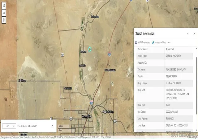 2nd image of (Undisclosed), Oro Grande, CA 92368 | MLS# 260003099SD