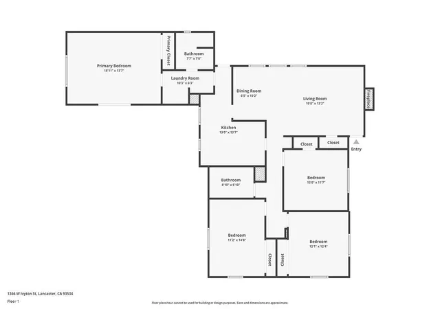Homes for sale in Lancaster, CA | 1346 W Ivyton St, Lancaster, CA 93534 | MLS# SR26030903