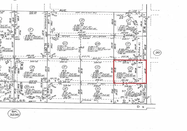 Photo 2 of Land for sale at 0 Cor W Ave C14/145th St, Lancaster, CA 93536 | MLS# SR26033422 | Listing updated on 2026-02-13