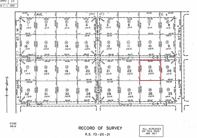 Photo 1 of Land for sale at 5100 W Ave C2, Lancaster, CA 93536 | MLS# SR26033477 | Listing updated on 2026-02-13