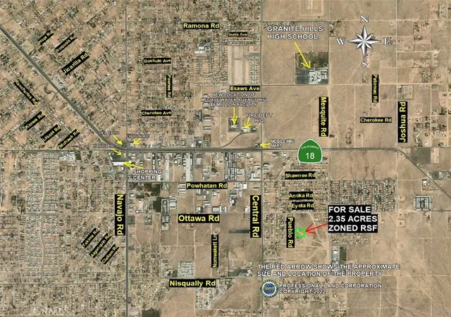 3rd image of 0 Pueblo Rd, Apple Valley, CA 92308 | MLS# PW26039460