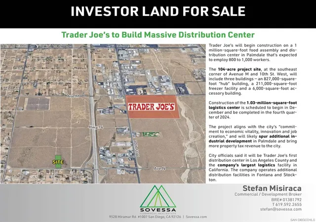 Photo 3 of Land for sale at W Avenue N, Palmdale, CA 93551 | MLS# 260004640SD | Listing updated on 2026-02-27