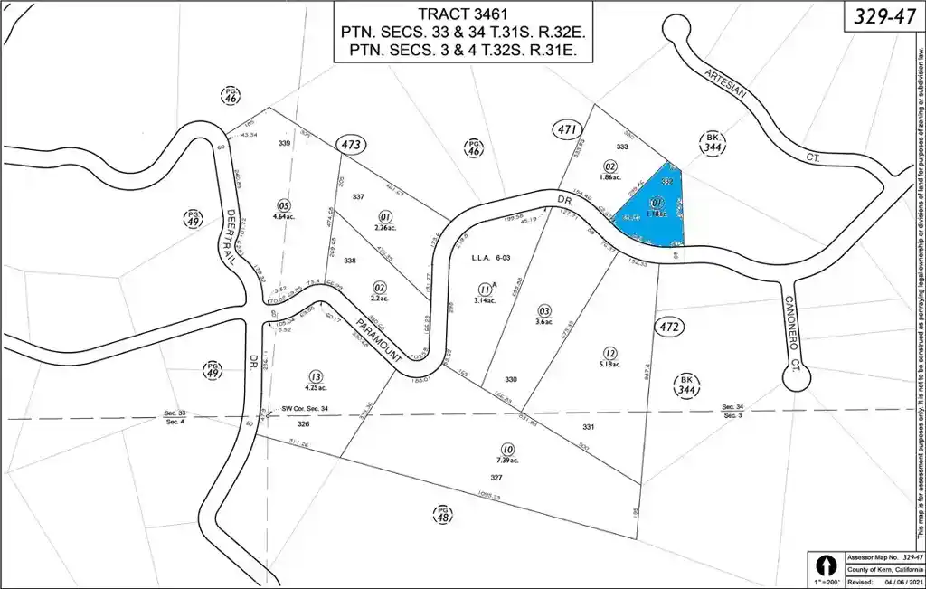 Photo 1 of Land for sale at 24801 Paramount, Tehachapi, CA 93561 | MLS# HD26044103 | Listing updated on 2026-10-22