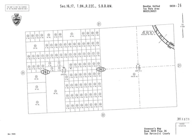 1st image of 0 Sec/twn/rng/mer:n2nw4sw4 S17t09nr22e, Needles, CA 92363 | MLS# AR26047694