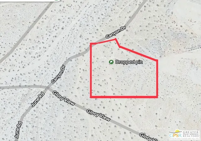 Photo 1 of Land for sale at 0 Canyon Dr, Desert Hot Springs, CA 92241 | MLS# 26661385PS | Listing updated on 2026-10-08