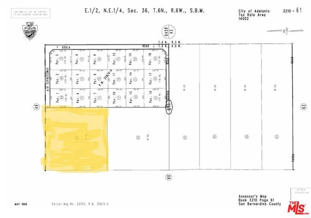 1st image of 0 Air Expressway Rd, Adelanto, CA 92301 | MLS# 26665385