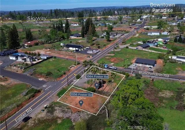Photo 2 of Land for sale at 5564 & 5556 Foster Rd, Paradise, CA 95969 | MLS# SN26056770 | Listing updated on 2026-05-05