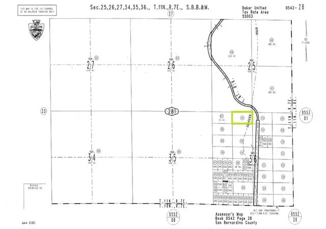 Land for sale at 54228111 Crucero Rd, Baker, CA 92309 | MLS# HD26064812