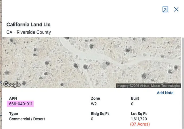 Photo 2 of Land for sale at 0 Unknown, Desert Hot Springs, CA 92240 | MLS# 219145368DA | Listing updated on 2026-03-25