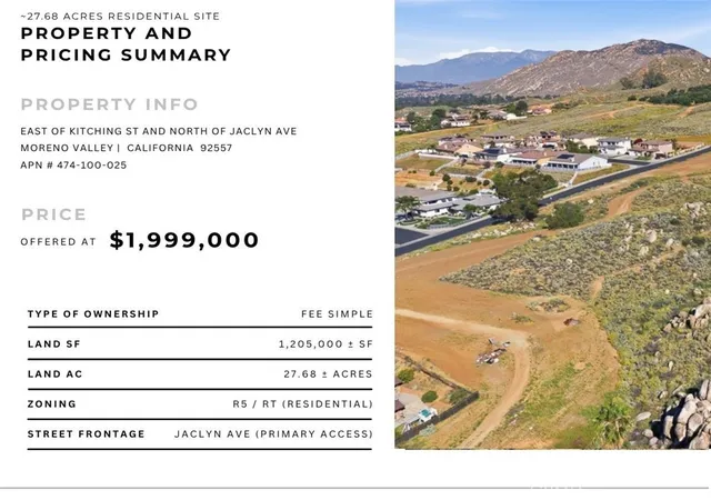 3rd image of 0 Jaclyn Ave, Moreno Valley, CA 92557 | MLS# SR26065844
