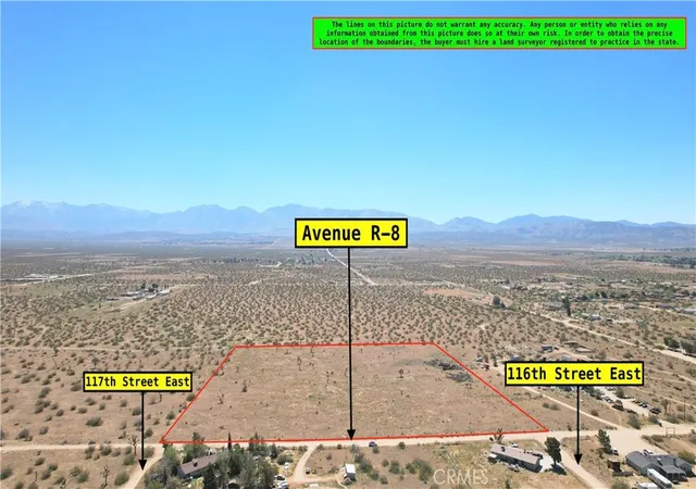 Photo 10 of Land for sale at 0 Cor Of Ave R 8 And 116th St E, Littlerock, CA 93543 | MLS# SR26067332 | Listing updated on 2026-03-29