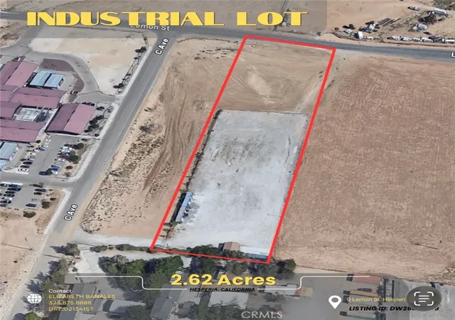 Photo 1 of Land for sale at 0 Lemon, Hesperia, CA 92345 | MLS# DW26065079 | Listing updated on 2026-04-04