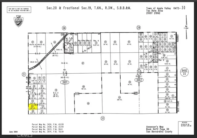 Land for sale at 0 Los Padres Parcel #0472 301 24 Rd, Apple Valley, CA 92307 | MLS# HD26070294 | Listing updated on 2026-04-02