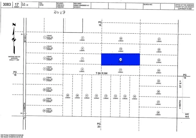 2nd image of 0 183rd St E / Avenue W5, Llano, CA 93544 | MLS# SR26072668