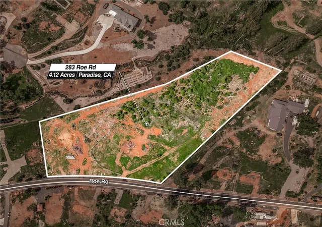 Photo 1 of Land for sale at 283 Roe, Paradise, CA 95969 | MLS# FR26077160 | Listing updated on 2026-08-04