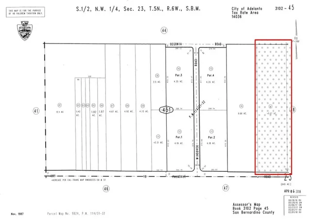 Photo 1 of Land for sale at 0 Palmdale, Adelanto, CA 92301 | MLS# HD26083766 | Listing updated on 2026-04-23