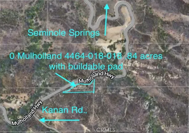 1st image of 0 Mulholland Hwy Apn: 4464 018 018, Agoura Hills, CA 91301 | MLS# SR26079489