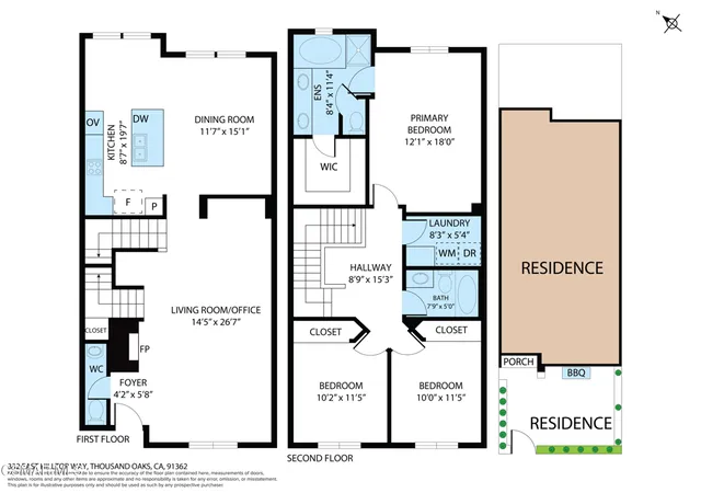 30th image of 332 E Hilltop Wy, Thousand Oaks, CA 91362 | MLS# 226001816