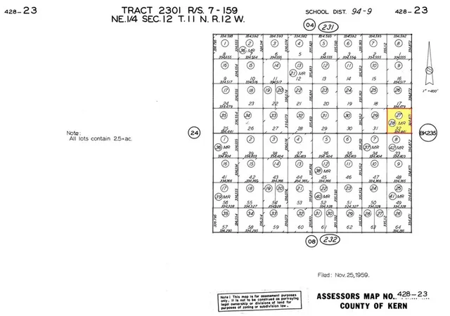 Photo 1 of Land for sale at 0 20th Street, Mojave, CA 93501 | MLS# IV26087255 | Listing updated on 2026-09-25
