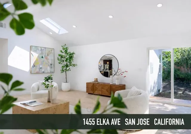 Photo 1 of Sale Pending at 1455 Elka Ave, San Jose, CA 95129 | MLS# ML82040783 | Listing updated on 2026-06-11