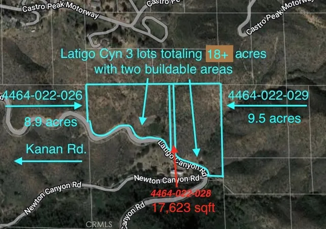 Photo 1 of Land for sale at 0 Latigo Cyn Apn: 4464 022 026, Malibu, CA 90265 | MLS# SR26090188 | Listing updated on 2026-04-28