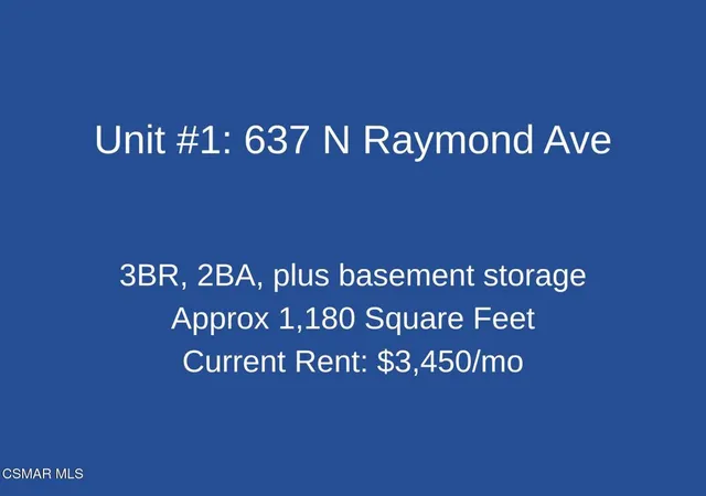 Homes for sale in Pasadena, CA | 637 Raymond Ave, Pasadena, CA 91103 | MLS# 226002021
