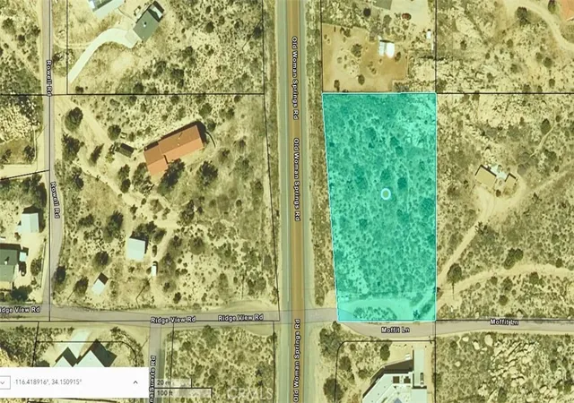 Photo 2 of Land for sale at 57100 Moffett Ln, Yucca Valley, CA 92284 | MLS# PW26100660 | Listing updated on 2026-09-04
