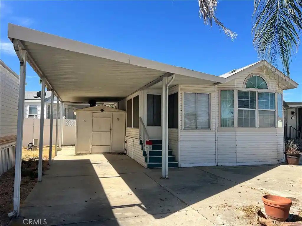 Photo 1 of Manufactured home for sale at 1295 S Cawston Ave #47, Hemet, CA 92545 | MLS# SW26109239 | Listing updated on 2026-08-24