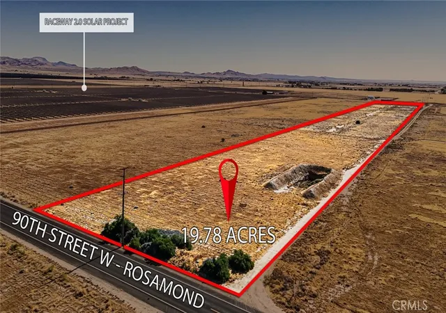 Photo 1 of Land for sale at 550 90th Street W, Rosamond, CA 93560 | MLS# OC26109313 | Listing updated on 2026-09-01