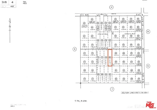 Photo 3 of Land for sale at 0 W Ave G 4, Lancaster, CA 93536 | MLS# 26837389 | Listing updated on 2026-05-29