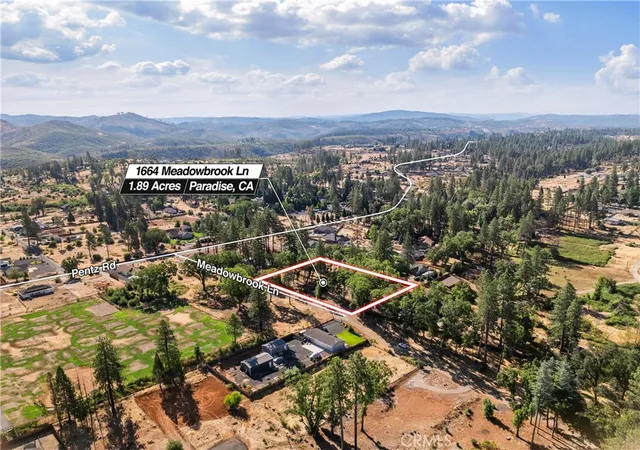 Photo 2 of Land for sale at 1664 Meadowbrook Ln, Paradise, CA 95969 | MLS# SN26109751 | Listing updated on 2026-05-22