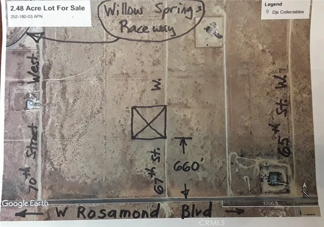 2nd image of 0 67th St W, Rosamond, CA 93560 | MLS# SR26111145