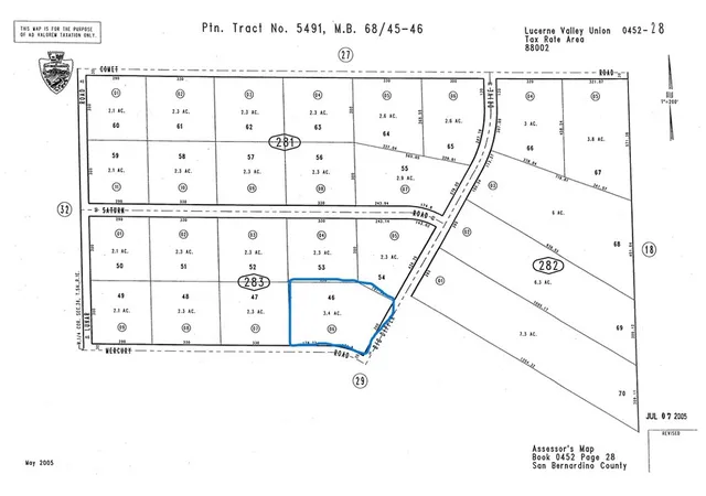 Photo 2 of Land for sale at 34100 Mercury, Lucerne Valley, CA 92356 | MLS# OC26111821 | Listing updated on 2026-05-22
