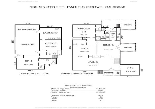 Homes for sale in Pacific Grove, CA | 135 5th St, Pacific Grove, CA 93950 | MLS# ML82048662