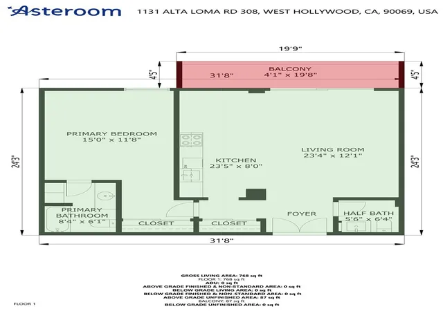 Homes for sale in West Hollywood, CA | 1131 Alta Loma #308, West Hollywood, CA 90069 | MLS# PW26113704
