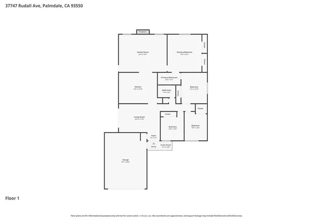 Homes for sale in Palmdale, CA | 37747 Rudall, Palmdale, CA 93550 | MLS# SR26115250
