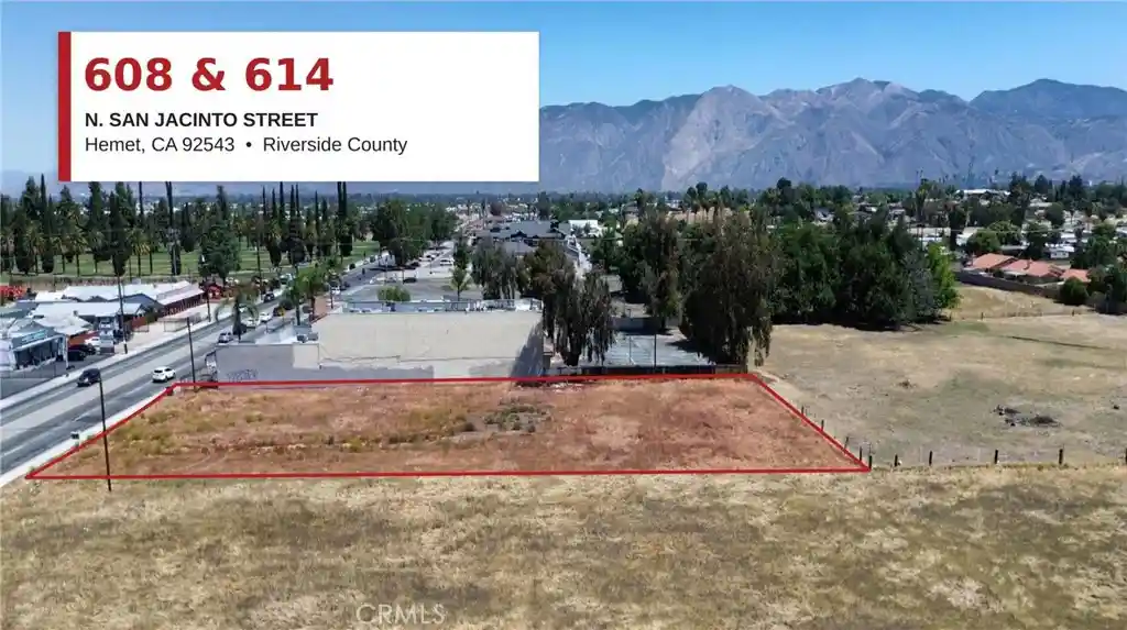 Photo 1 of Land for sale at 608 N San Jacinto, Hemet, CA 92543 | MLS# IG26117908 | Listing updated on 2026-10-18