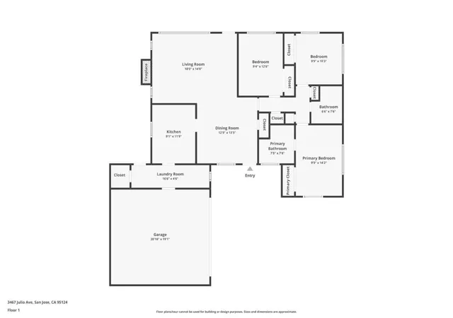 35th image of 3467 Julio Ave, San Jose, CA 95124 | MLS# ML82049333