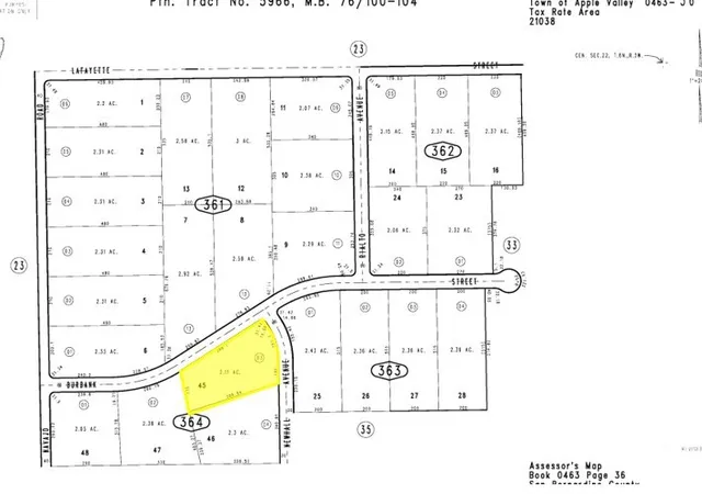 4th image of 0 Burbank St, Apple Valley, CA 92307 | MLS# HD26121179