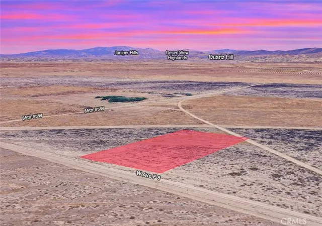 Photo 2 of Land for sale at 0 Ave F 8 #f8/85, Lancaster, CA 93536 | MLS# SC26123021 | Listing updated on 2026-06-05