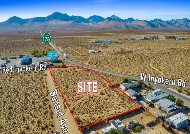 Photo 1 of Land for sale at 0 Redrock Inyokern Rd & Sunset, Inyokern, CA 93527 | MLS# SR26122983 | Listing updated on 2026-06-05