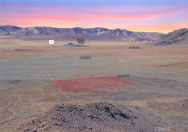 Photo 1 of Land for sale at 0 Monolith Rd, Lucerne Valley, CA 92356 | MLS# SC26125375 | Listing updated on 2026-06-09