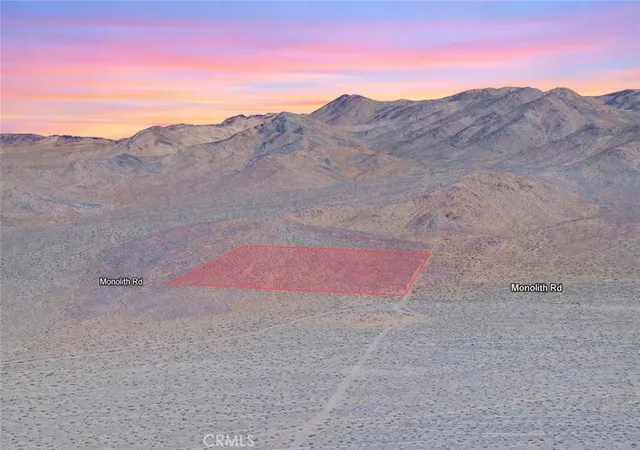 Photo 2 of Land for sale at 0 Monolith Rd, Lucerne Valley, CA 92356 | MLS# SC26125375 | Listing updated on 2026-06-09