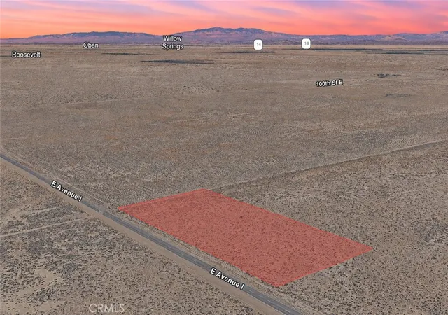 Photo 1 of Land for sale at 105 Ave I, Lancaster, CA 93535 | MLS# SC26127627 | Listing updated on 2026-06-11