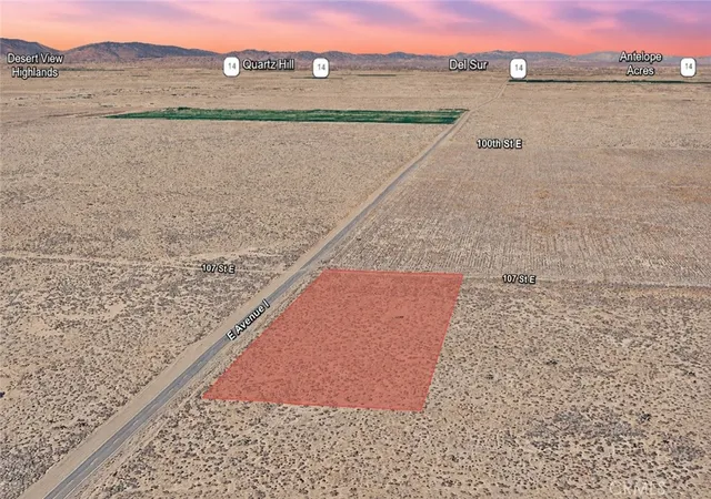 Photo 2 of Land for sale at 105 Ave I, Lancaster, CA 93535 | MLS# SC26127627 | Listing updated on 2026-06-11