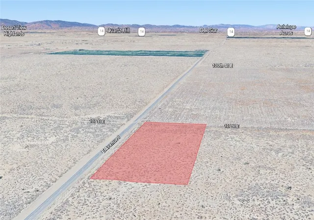 Photo 3 of Land for sale at 105 Ave I, Lancaster, CA 93535 | MLS# SC26127627 | Listing updated on 2026-06-11