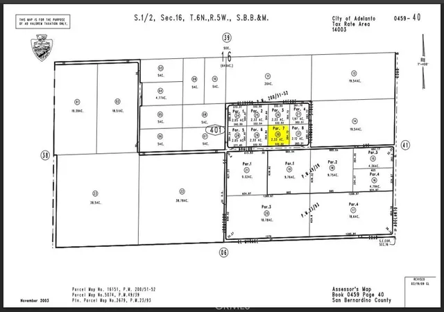 Photo 1 of Land for sale at 0 Avalon Parcel #0459 401 30 Ave, Adelanto, CA 92301 | MLS# HD26130585 | Listing updated on 2026-06-16