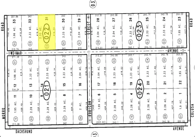 Photo 1 of Land for sale at 0 Weimar Ave, Apple Valley, CA 92307 | MLS# HD26132268 | Listing updated on 2026-09-17
